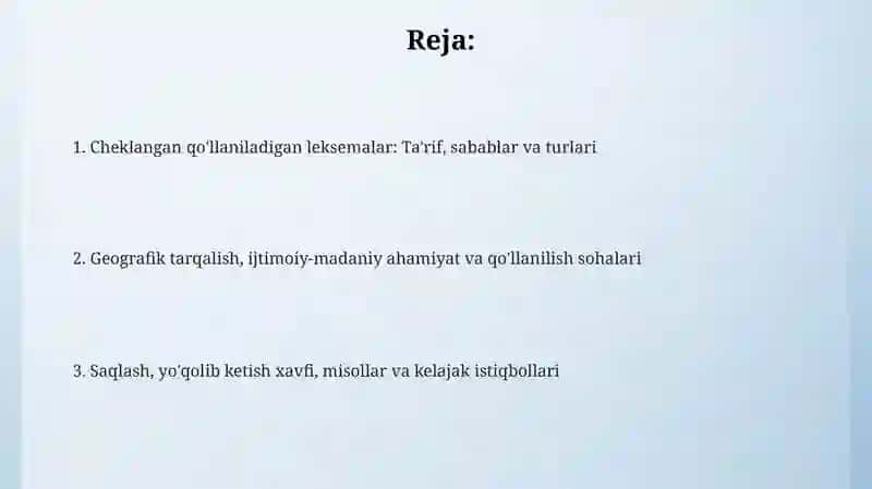 Ishlatilishdoirasichegaralanganleksemalar 2
