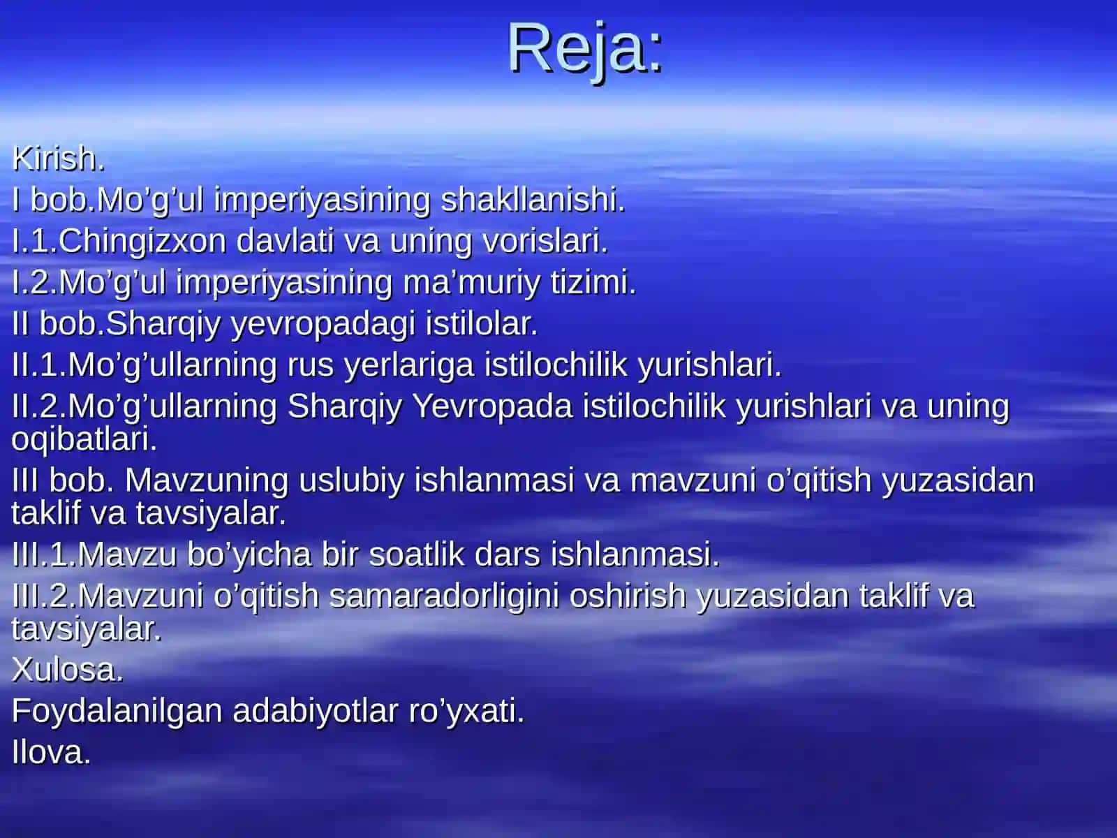 Mo’g’ul imperiyasining sharqiy yevropadagi istilochilik urushlari 2