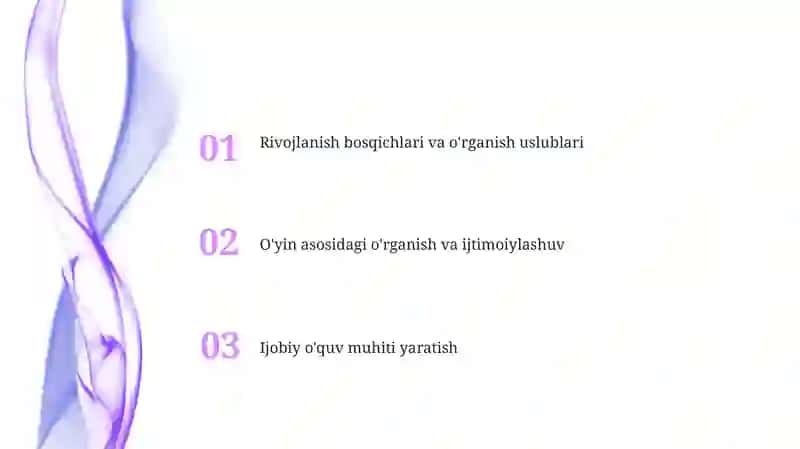 Maktabgacha yoshdagi bolalarga ta'lim berishning o'ziga hosligi 2