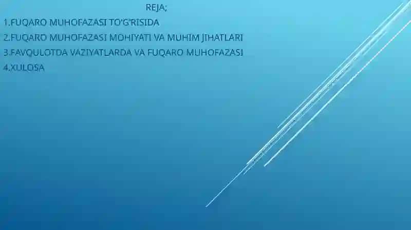 O'zbekiston Respublikasi Fuqaro muhofazasi haqida qonuni. 2