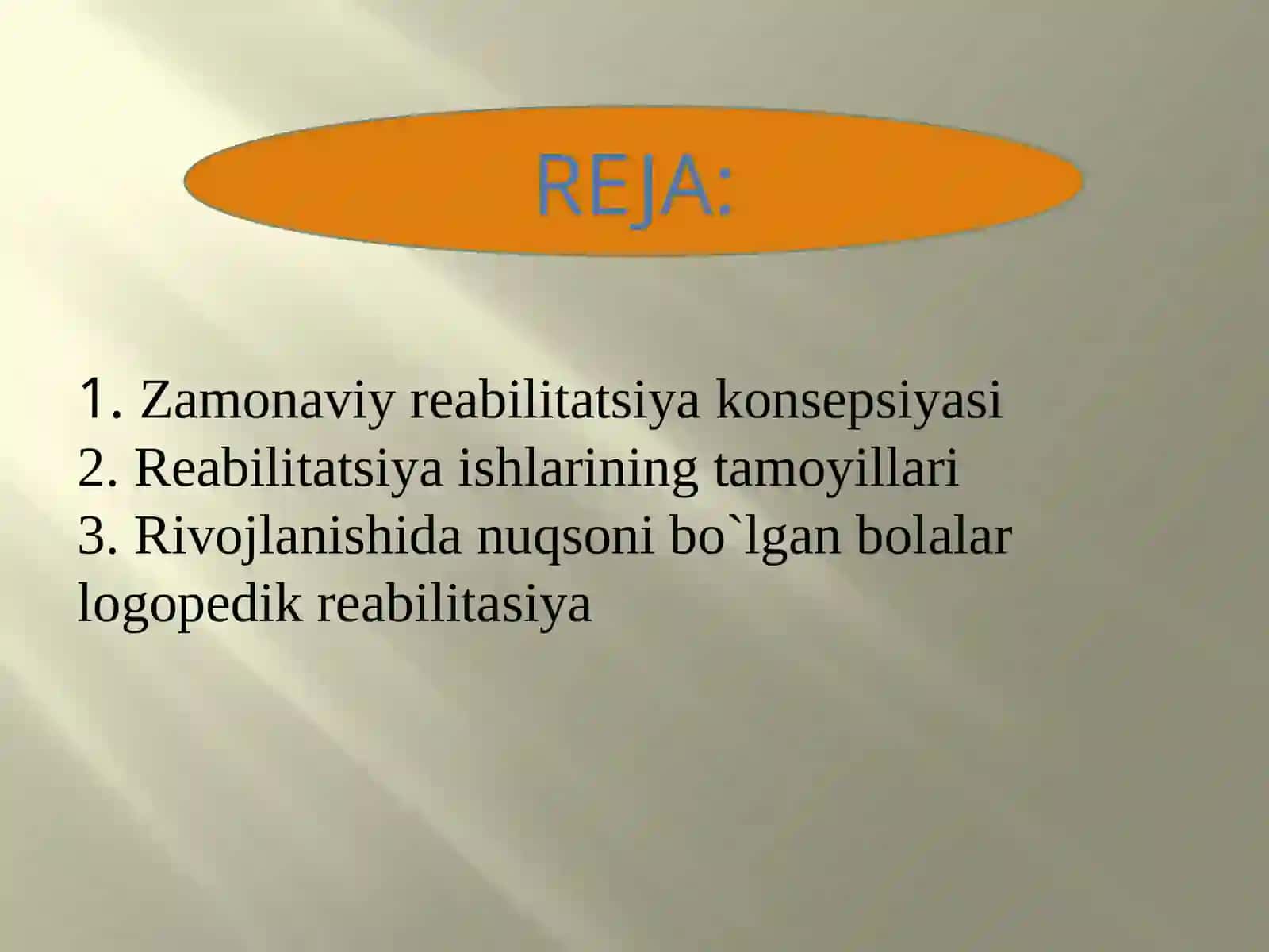 Rivojlanishida nuqsoni bo‘lgan bolalar va o‘smirlarning logopedikreabilitatsiyasi 2