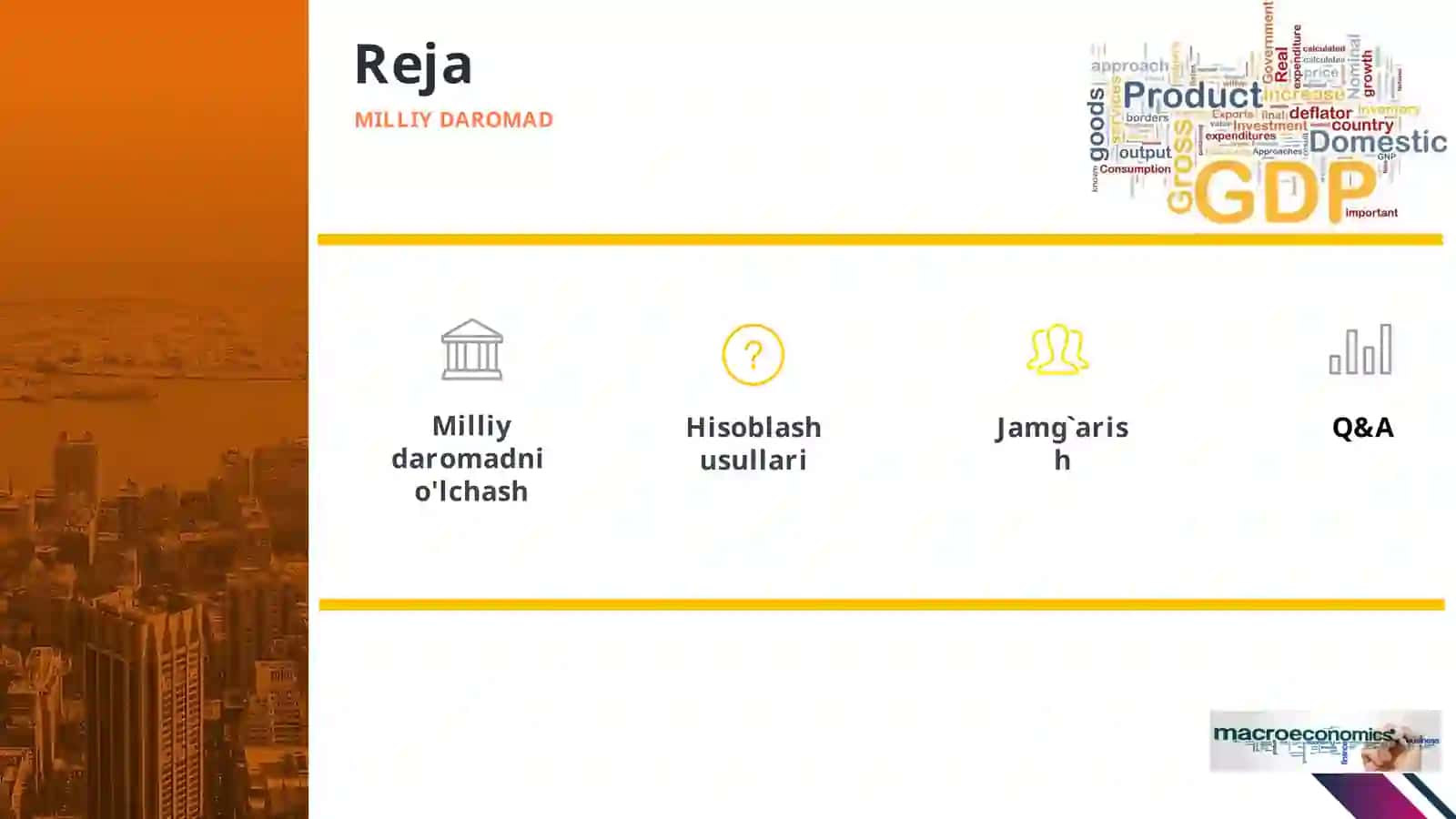 Milliy iqtisodiyot tarkibiva uni o'lchash 2