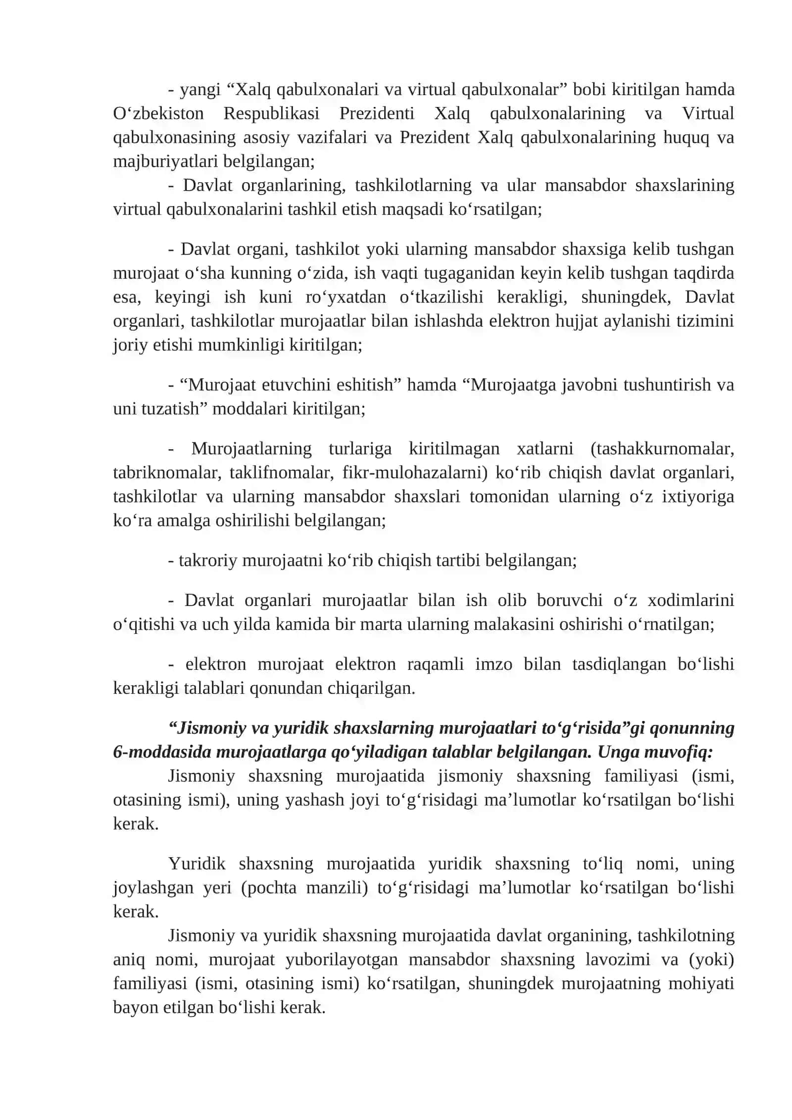 Fuqarolarning murojaatlari va ularni ko’rib chiqish tartibi 2