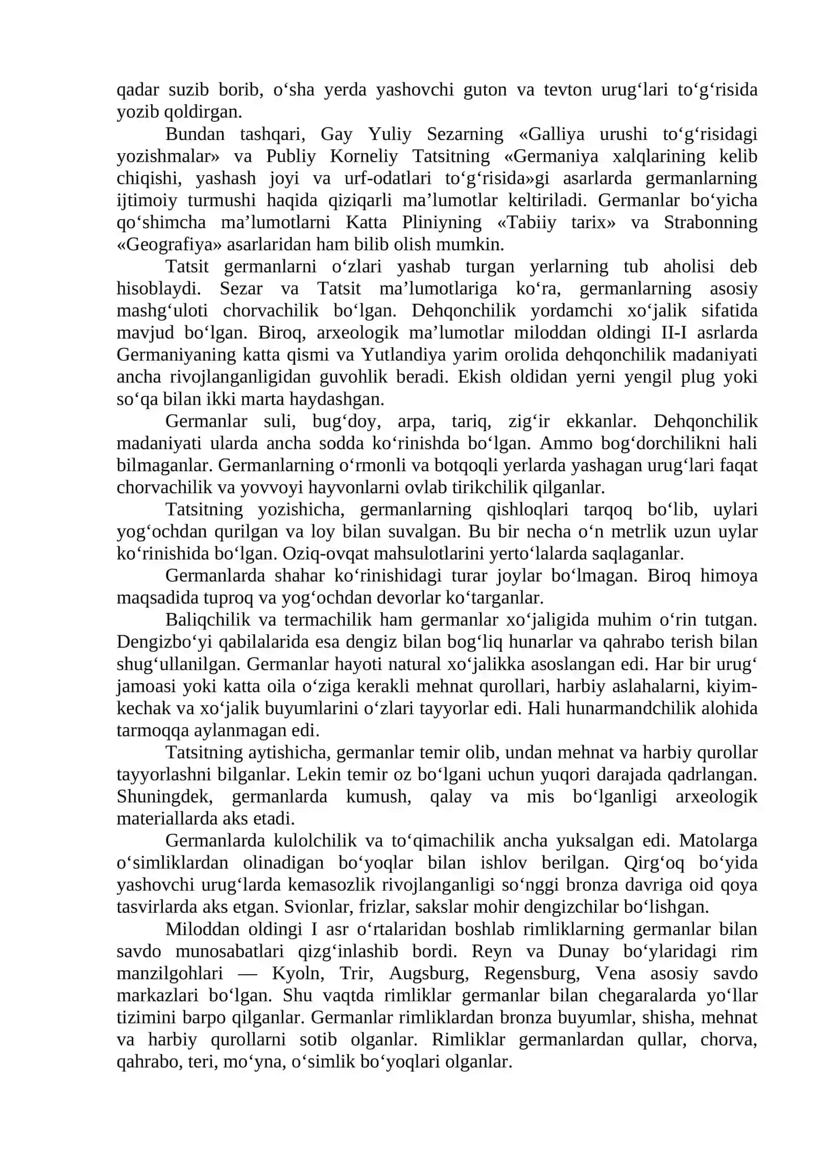 2-mavzu: Varvar qabilalarining ijtimoiy-iqtisodiy va siyosiy hayoti 2