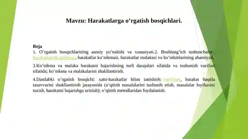 Jismoniy madaniyat nazariyasi va metodika 2