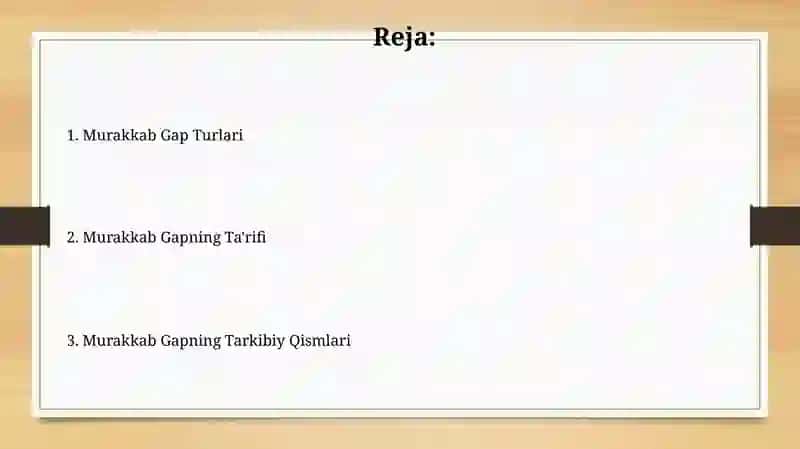 Murakkab Gapning Ta'rifi 2