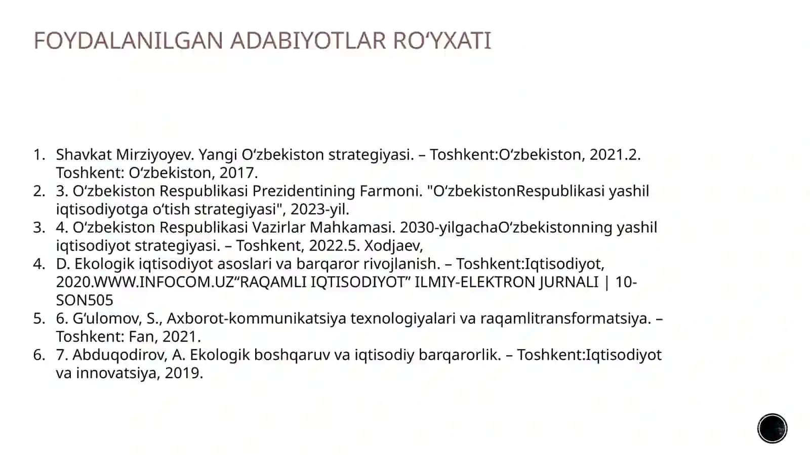 Ekologikraqamli siyosat vastrategiyalar 2