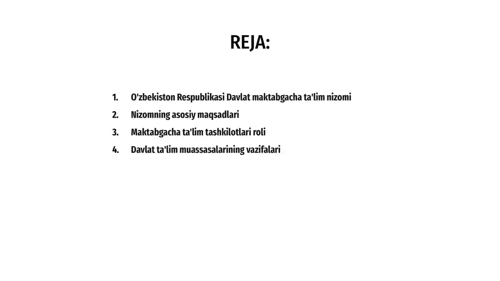 Oʻzbekiston Respublikasi Davlat maktabgacha ta'lim nizomi 2