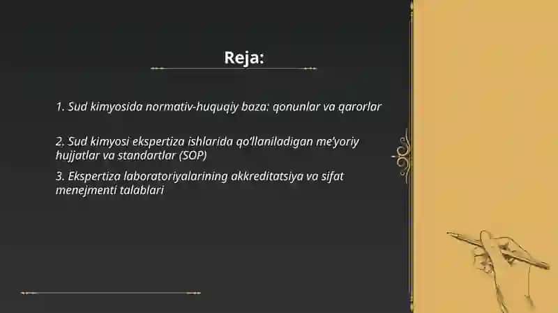 Sud kimyosi ekspertizasi 2