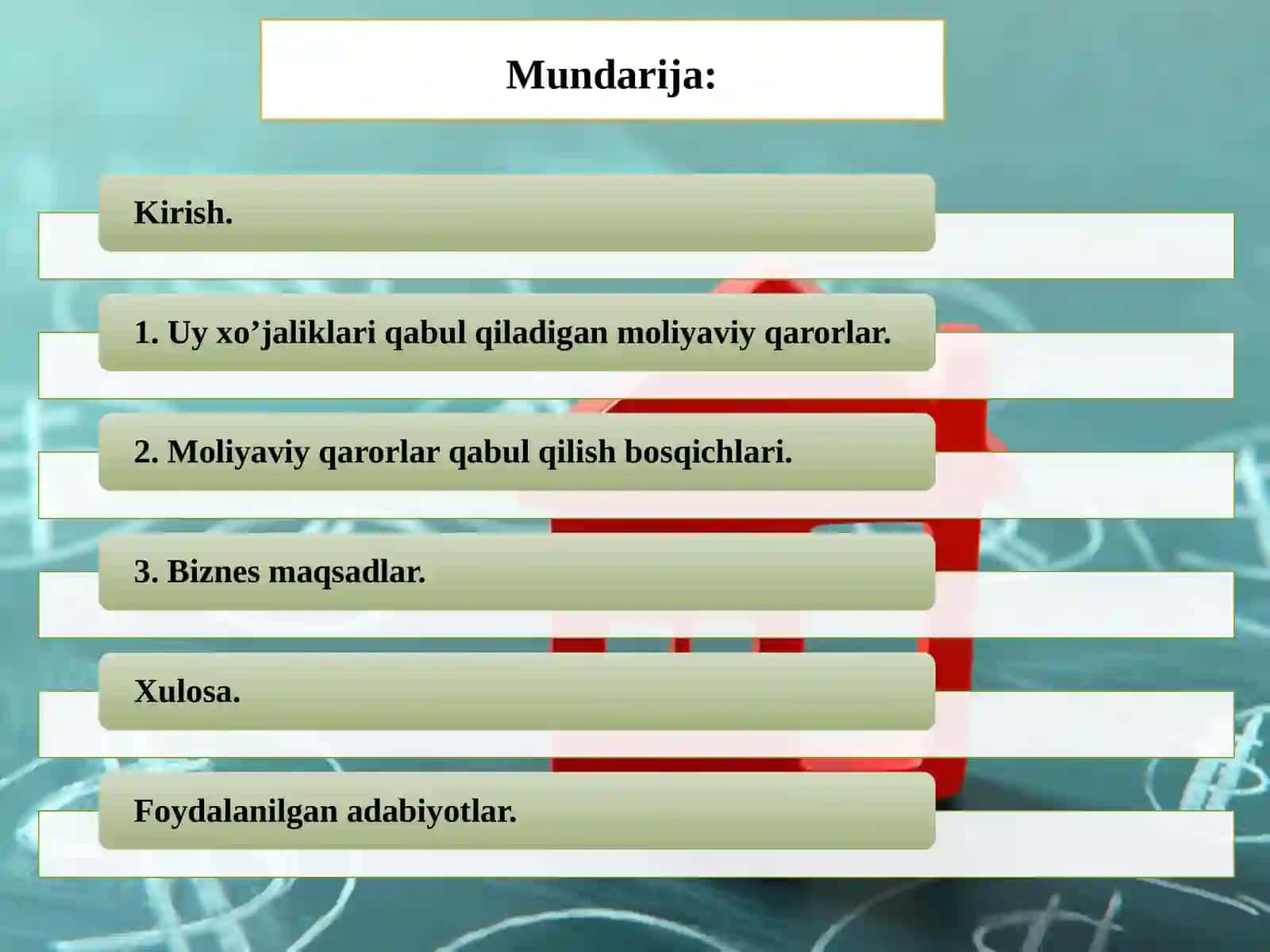 Moliyaviyqarorlar 2