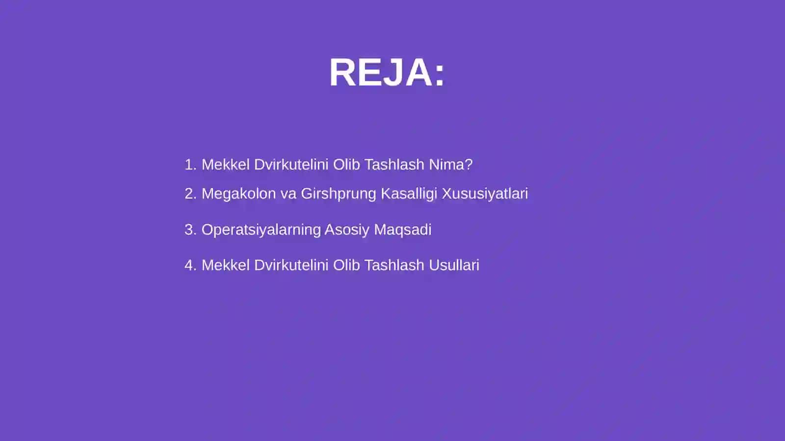 Mekkel Dvirkutelini Olib Tashlash 2