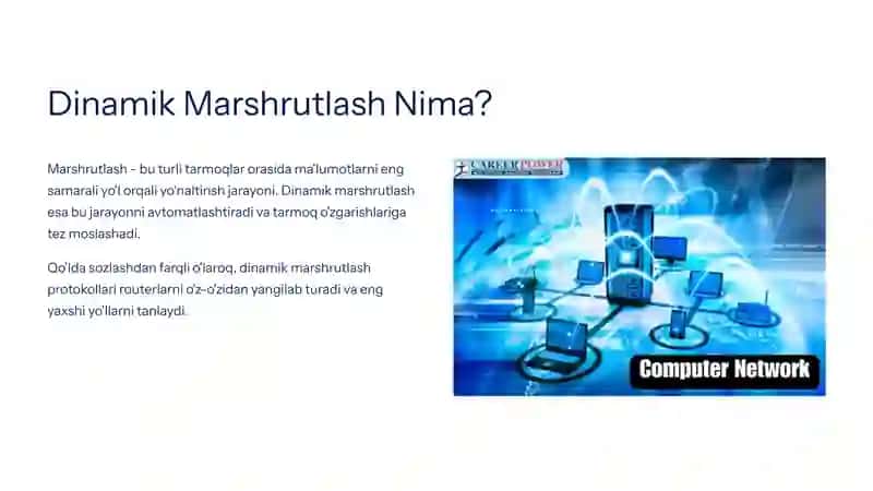 Dinamik Marshrutlash Tamoyillari 2