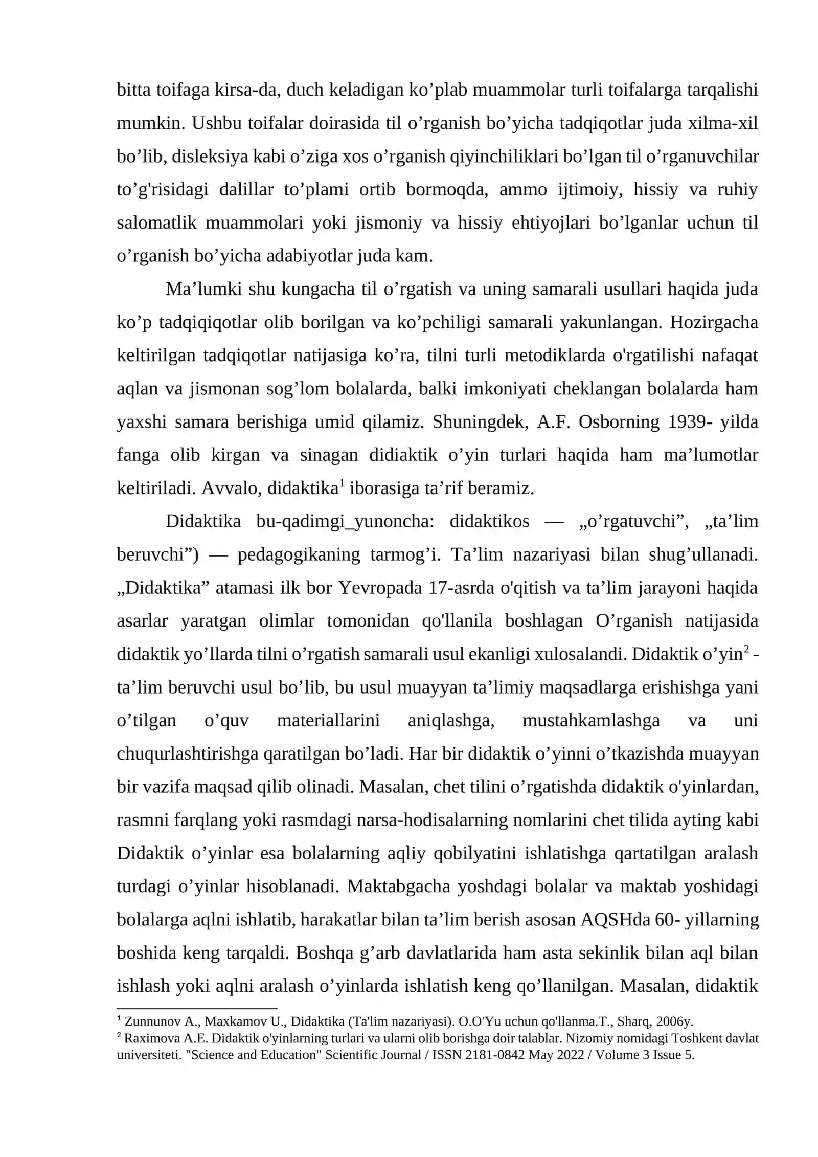 IMKONIYATI CHEKLANGAN TIL O’RGANUVCHILARGA CHET TILINI O`RGATISHNING METODIK ASOSLARI 2