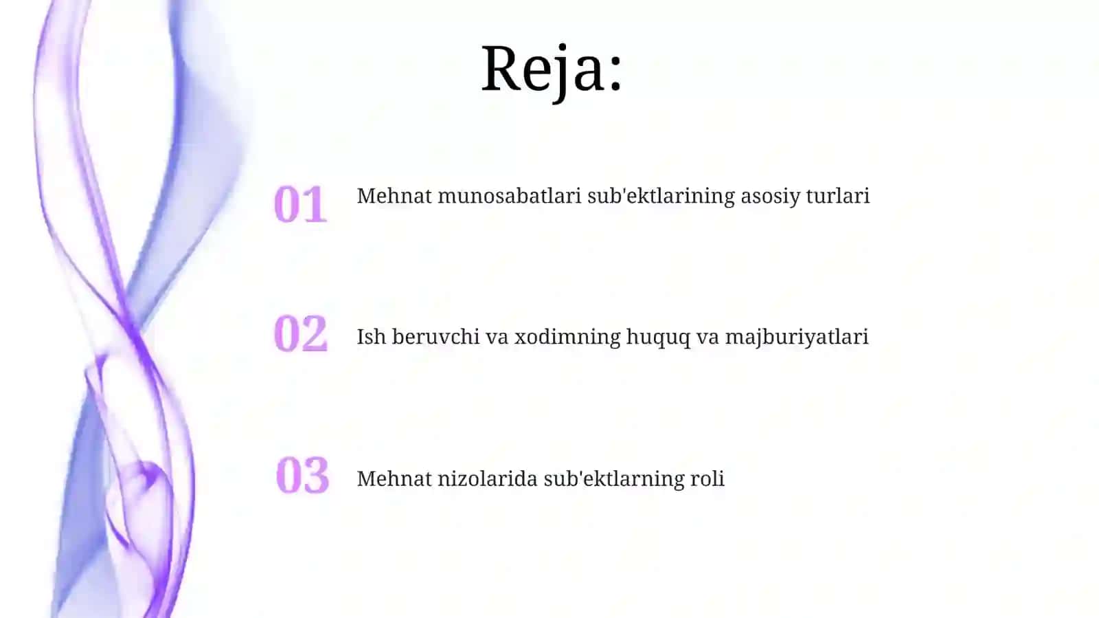 Mehnatga oid munosabat sub’ektlari 2