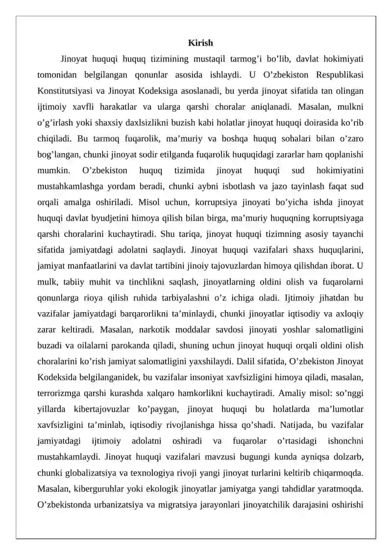 Jinoyat huquqi vazifalari 2