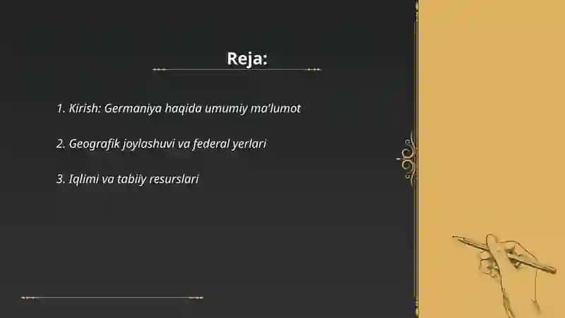 Germaniya haqida slayt 2