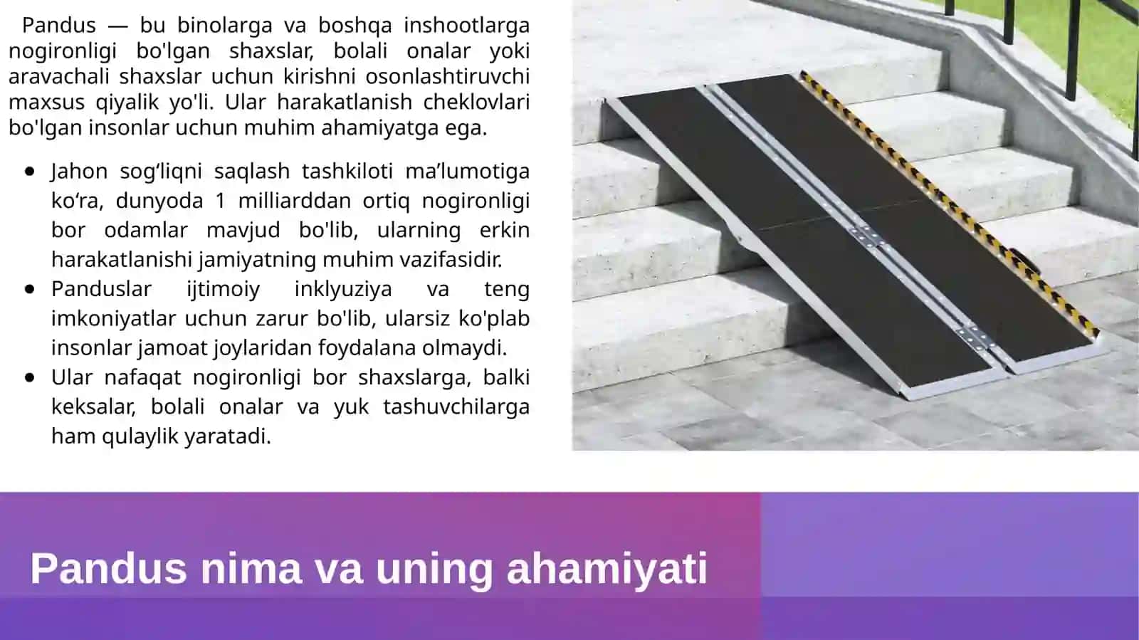 Panduslar va ularning konstruktiv yechimlari 2