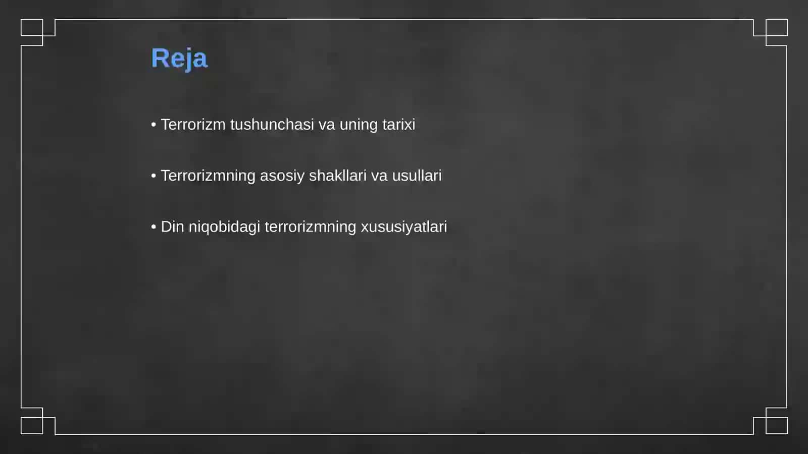 Terrorizmning mohiyati va uning shakllari 2