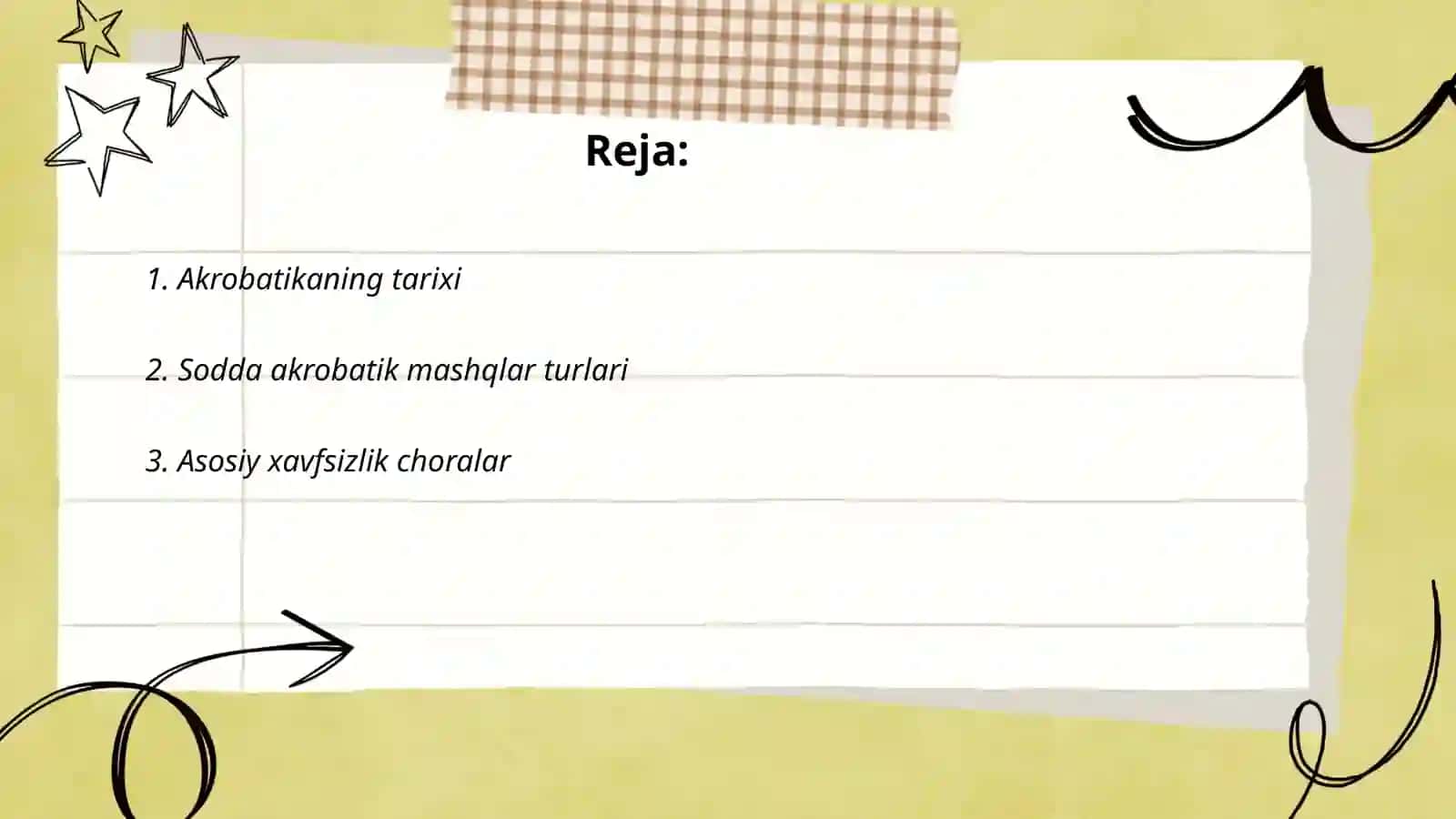 Sodda akrobatik mashqlar 2