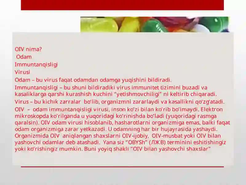 OIV, OIV-infeksiya, OITS 2