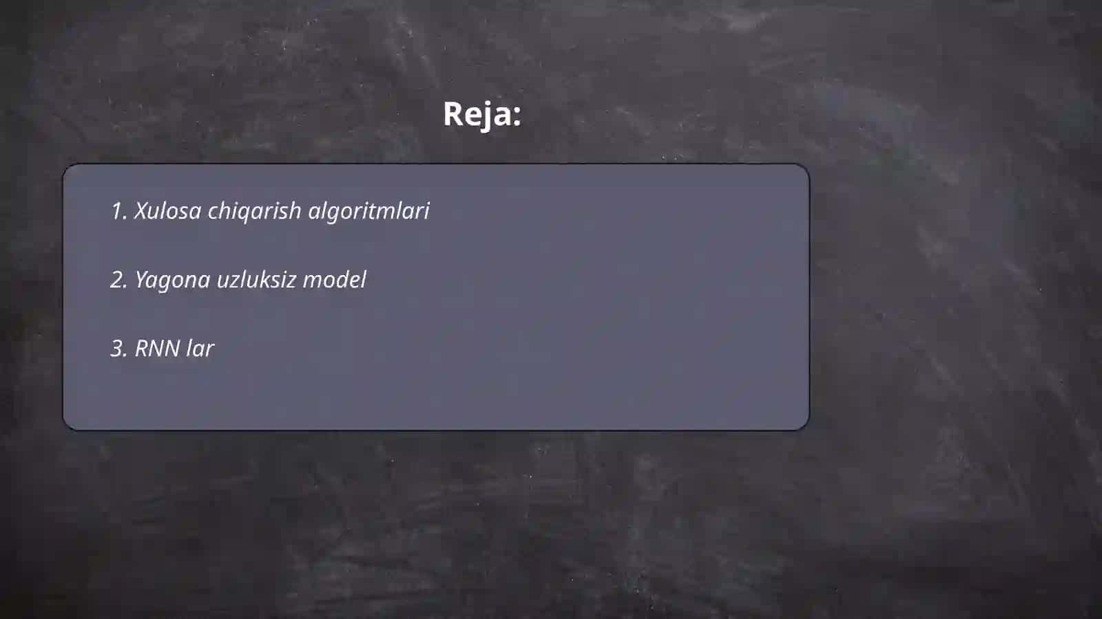 Sekvenirlash usullari 2