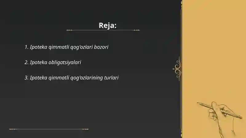 Ipoteka qimmatli qog‘ozlari 2