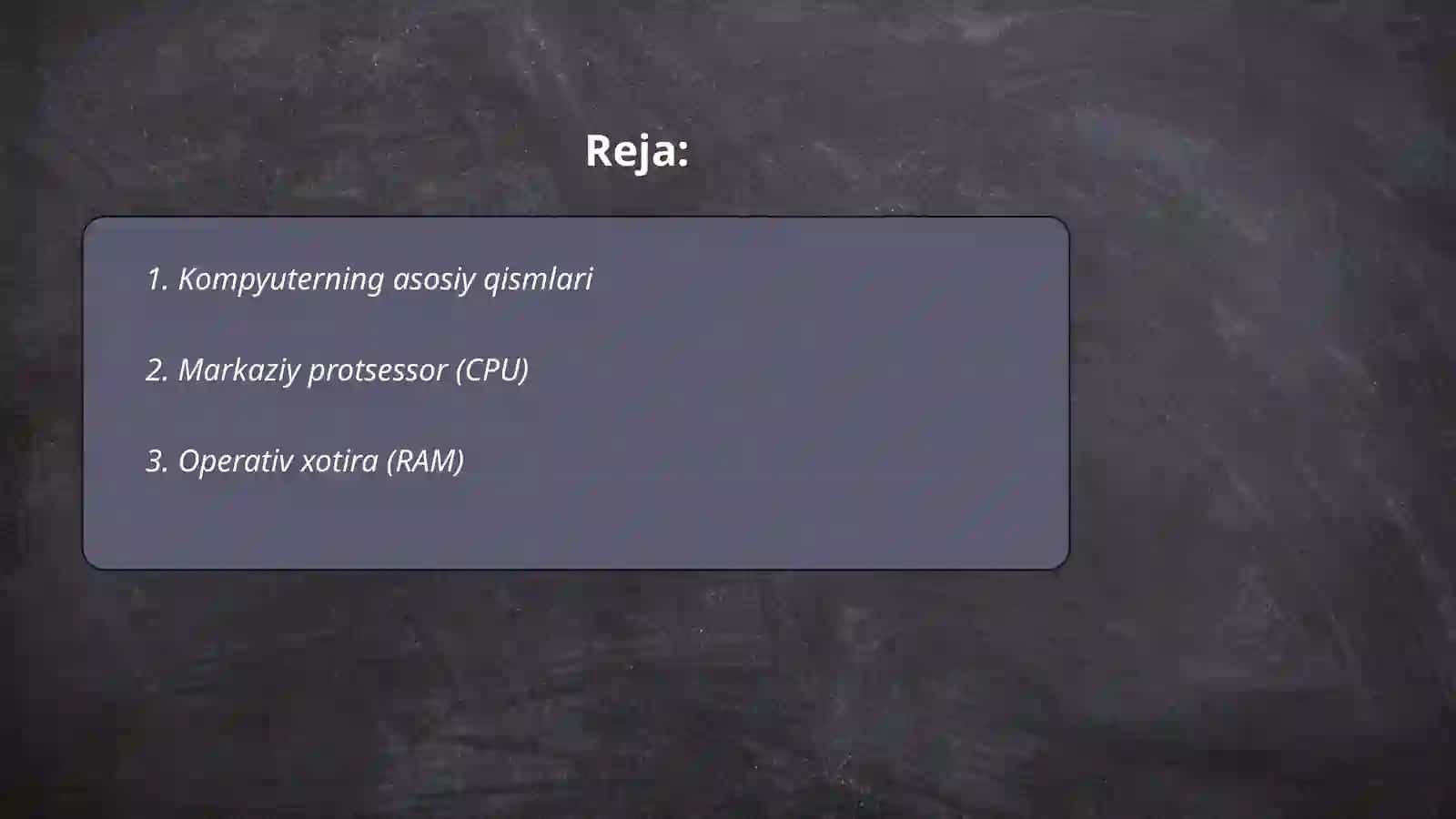 Kompyuterning asosiy va qo'shimcha qurilmalari 2