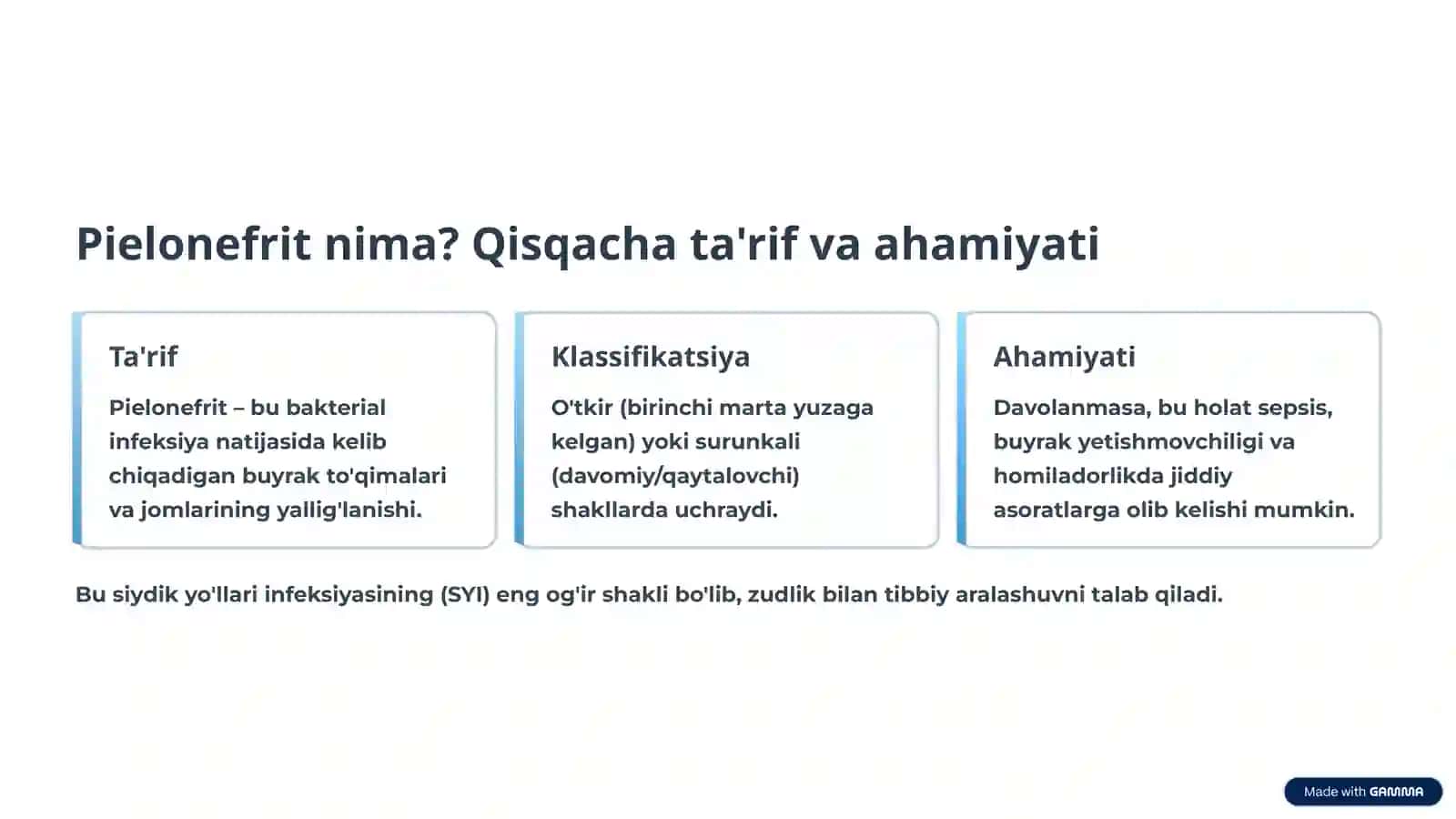 Homiladorlik davridagi pielonefrit: To'liq qo'llanma 2