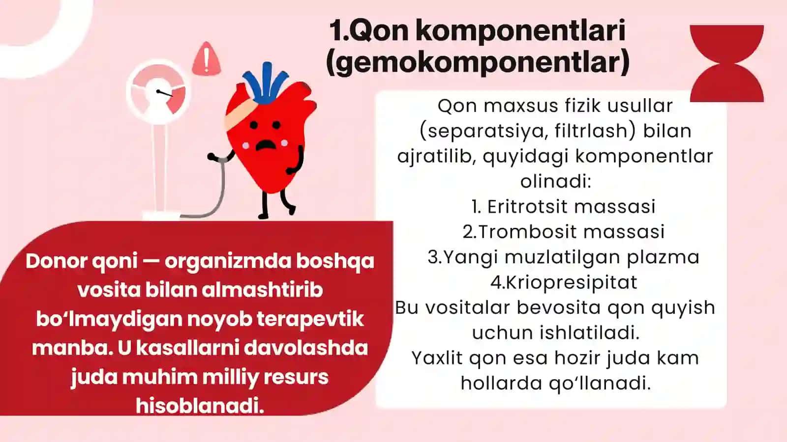 QON PREPARATLARI VA QON O’RNINI BOSUVCHI PREPARATLAR 2