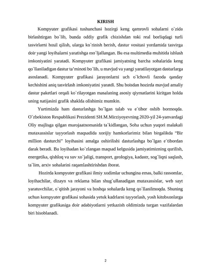 KOMPYUTER GRAFIKASI SOHASIDAGI FAYL FORMATLARI VA BIR-BIRIDAN FARQLI JIXATLARI 2