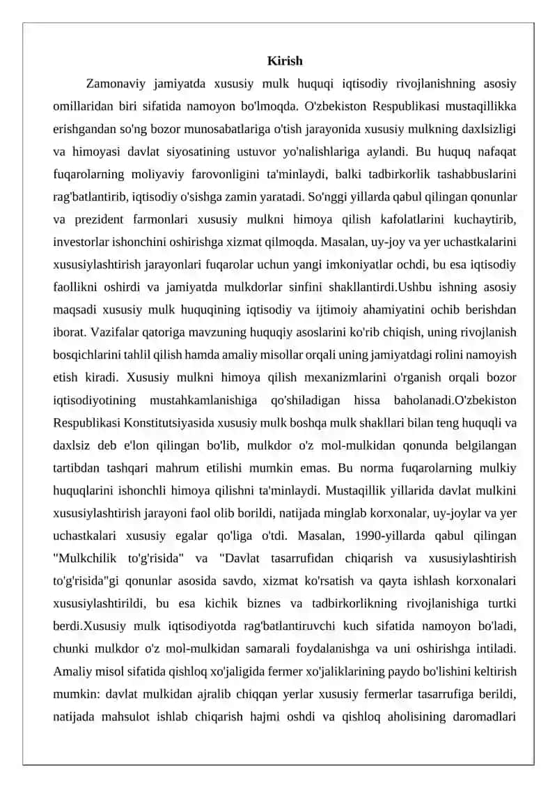 Xususiy mulk 2