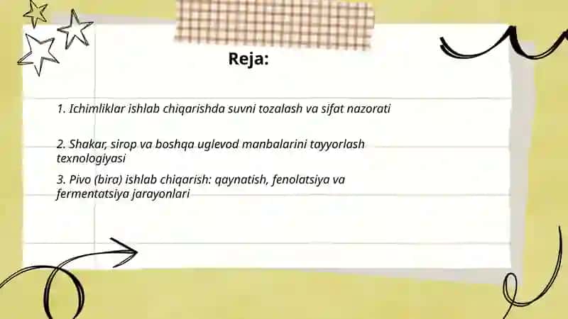 Alkagolli va alkagolsiz ichimliklar ishlab chiqarish 2