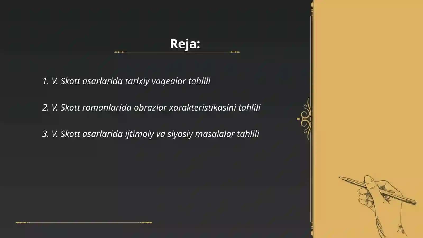V.Skott asarlari tahlili 2