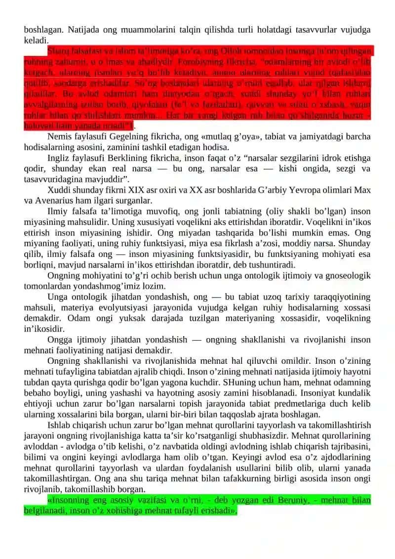Falsafiy antropologiya (Inson falsafasi) 2