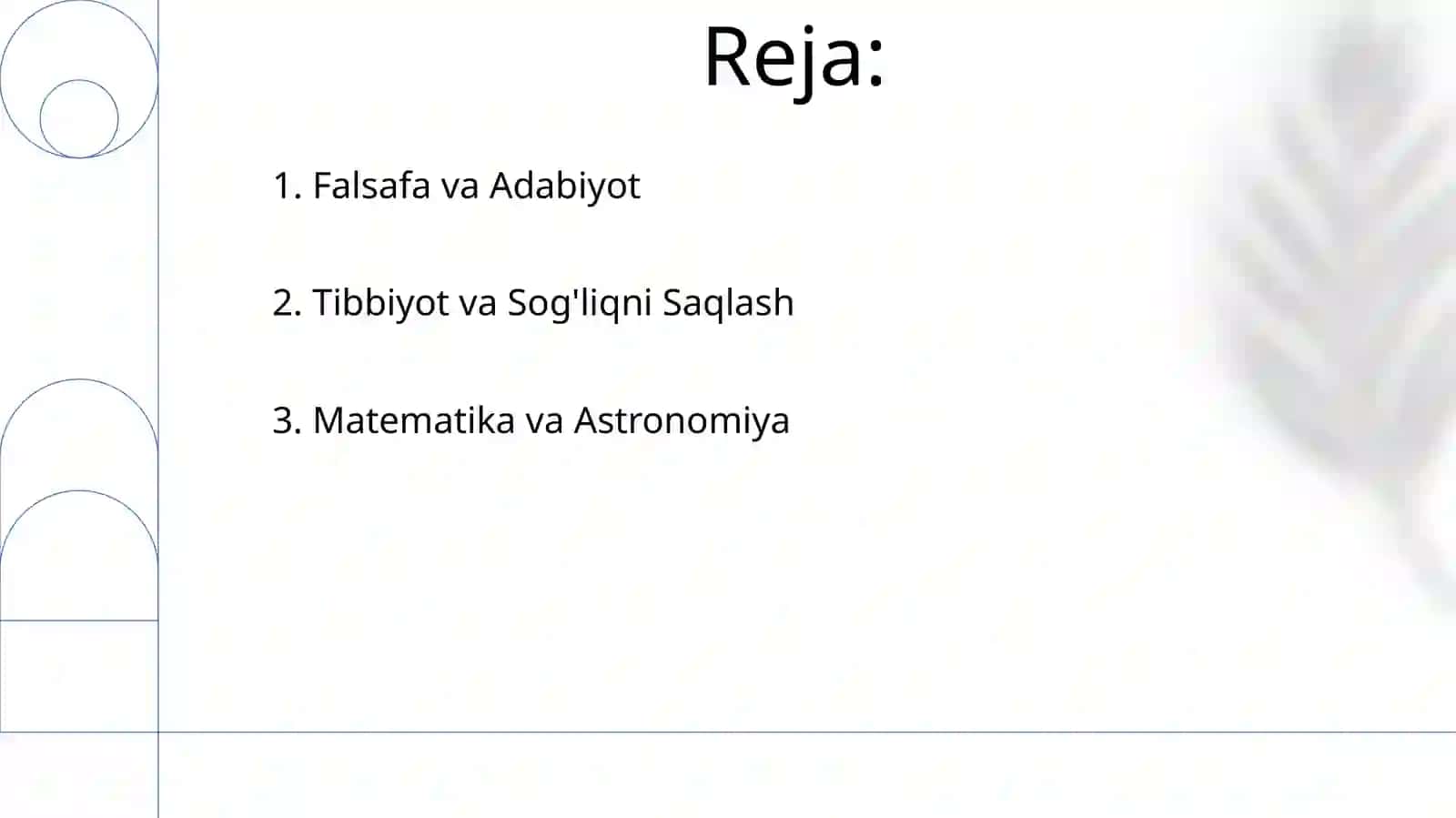 Markaziy Osiyo mutaffakirlarining jaxon ilm-faniga qo'shgan xissalari 2