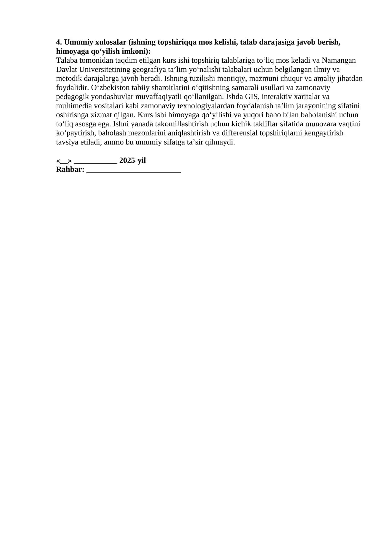“O‘zbekiston tabiiy sharoiti” mavzusini o‘rganish metodikasi 2