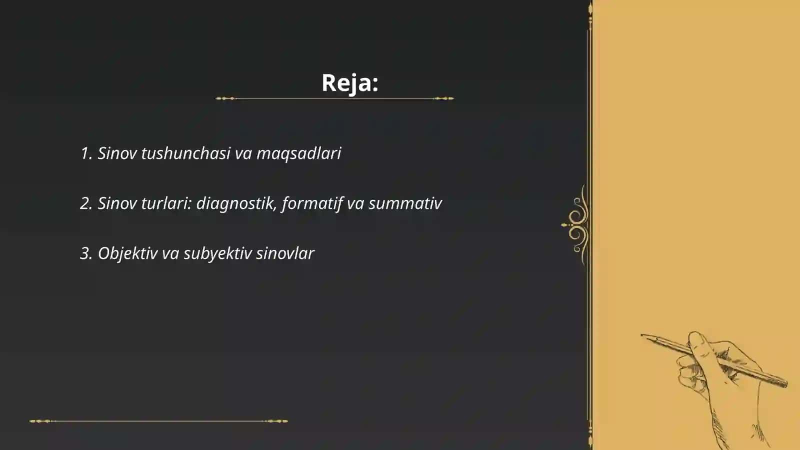 Sinovlar tugʻrisida asosiy tushunchalar 2