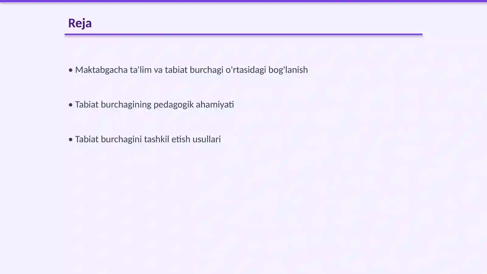 Maktabgacha ta'lim tashkilotida tabiat burchagini tashkil etish 2
