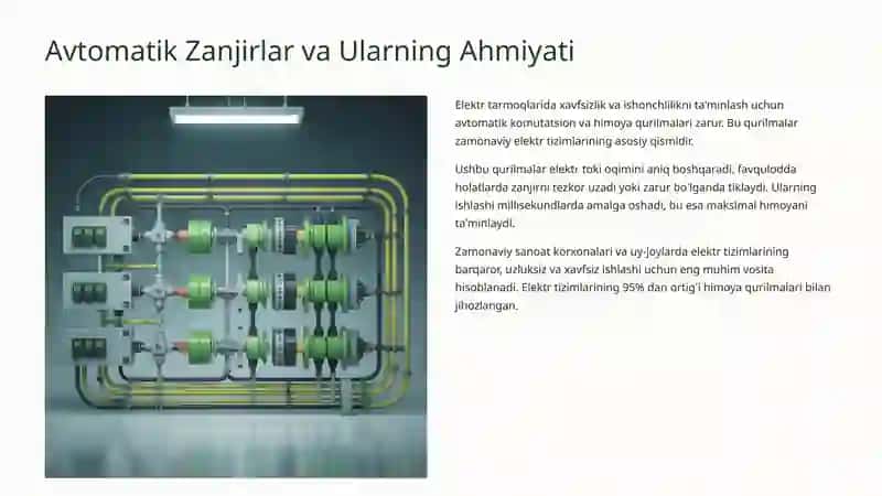 Avtomatik Zanjirlarning Komutatsion va Himoya Aparatlari 2