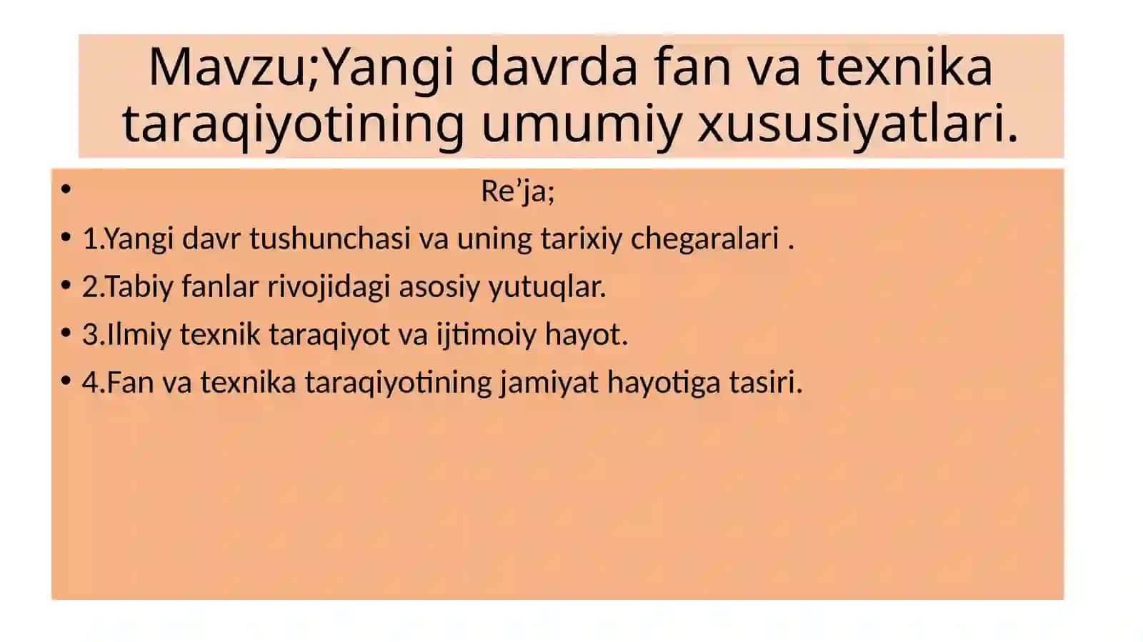 Yangi davr tushunchasi va uning tarixiy chegaralari 2