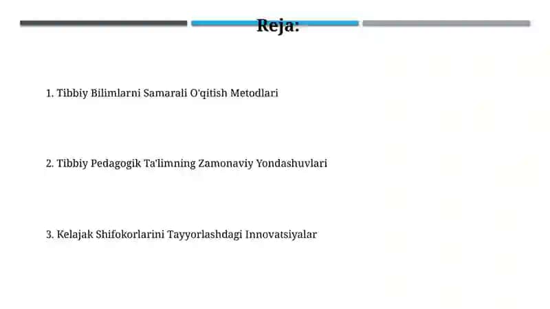 Tibbiy Pedagogik Ta'lim 2