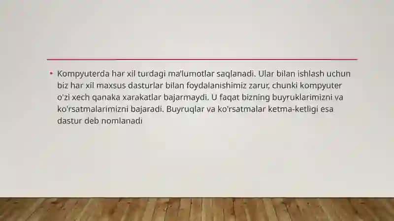 Operatsion tizimlar (sistemalar) 2