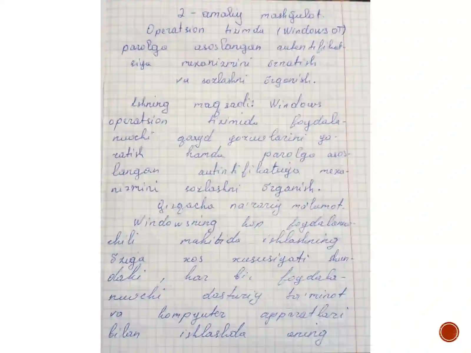 Kiberxavfsizlik asoslari 2