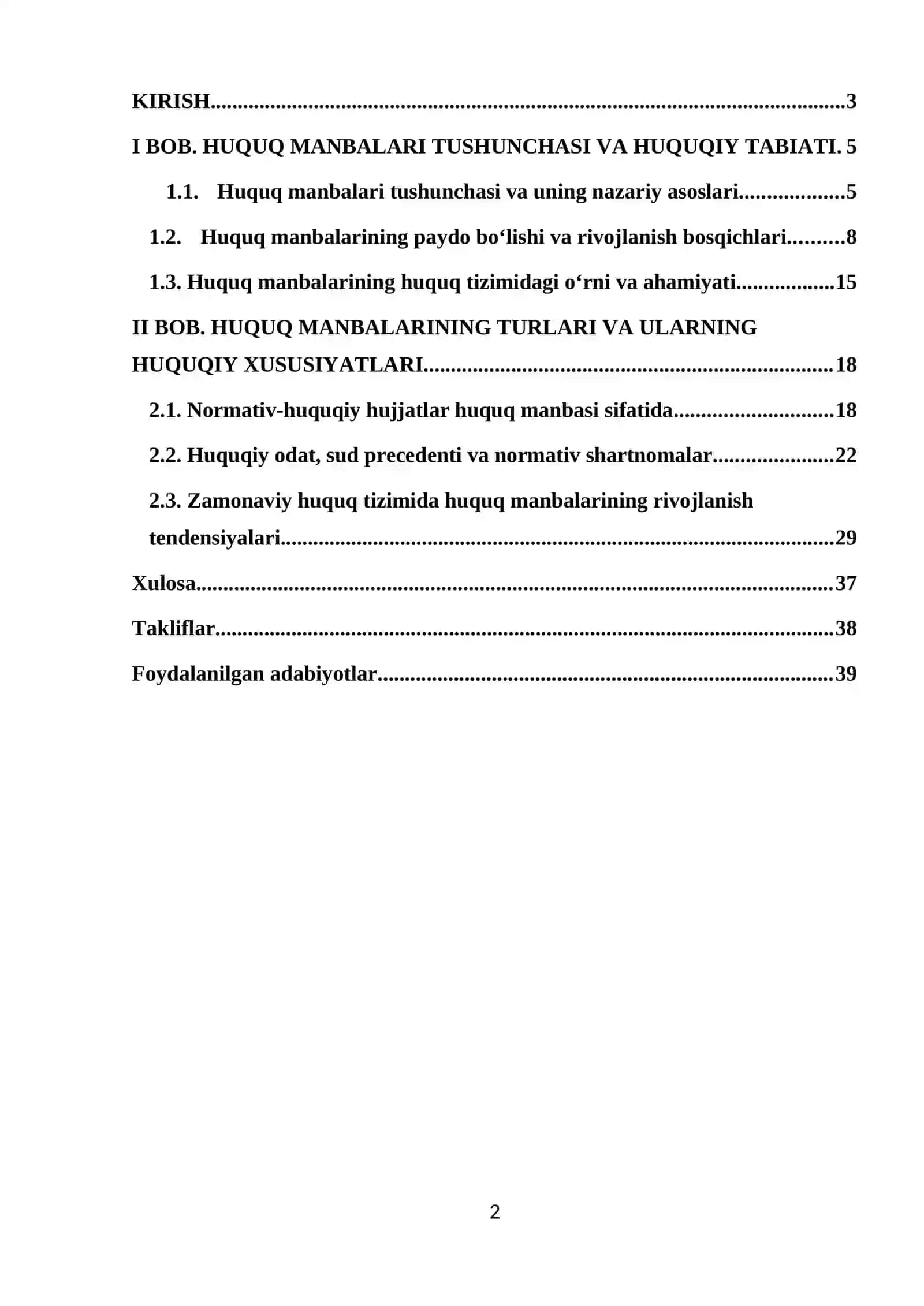 Huquq manbalari va ularning turlariHuquq manbalari va ularning turlari 2