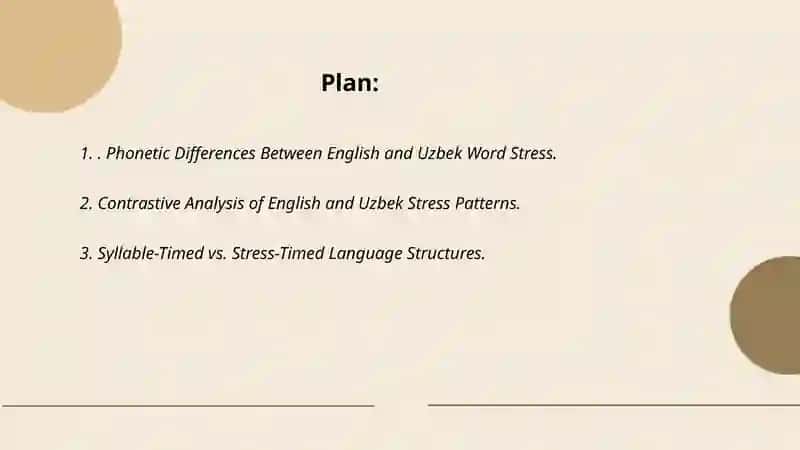Techniques of teaching word stress in comparison with Uzbek 2