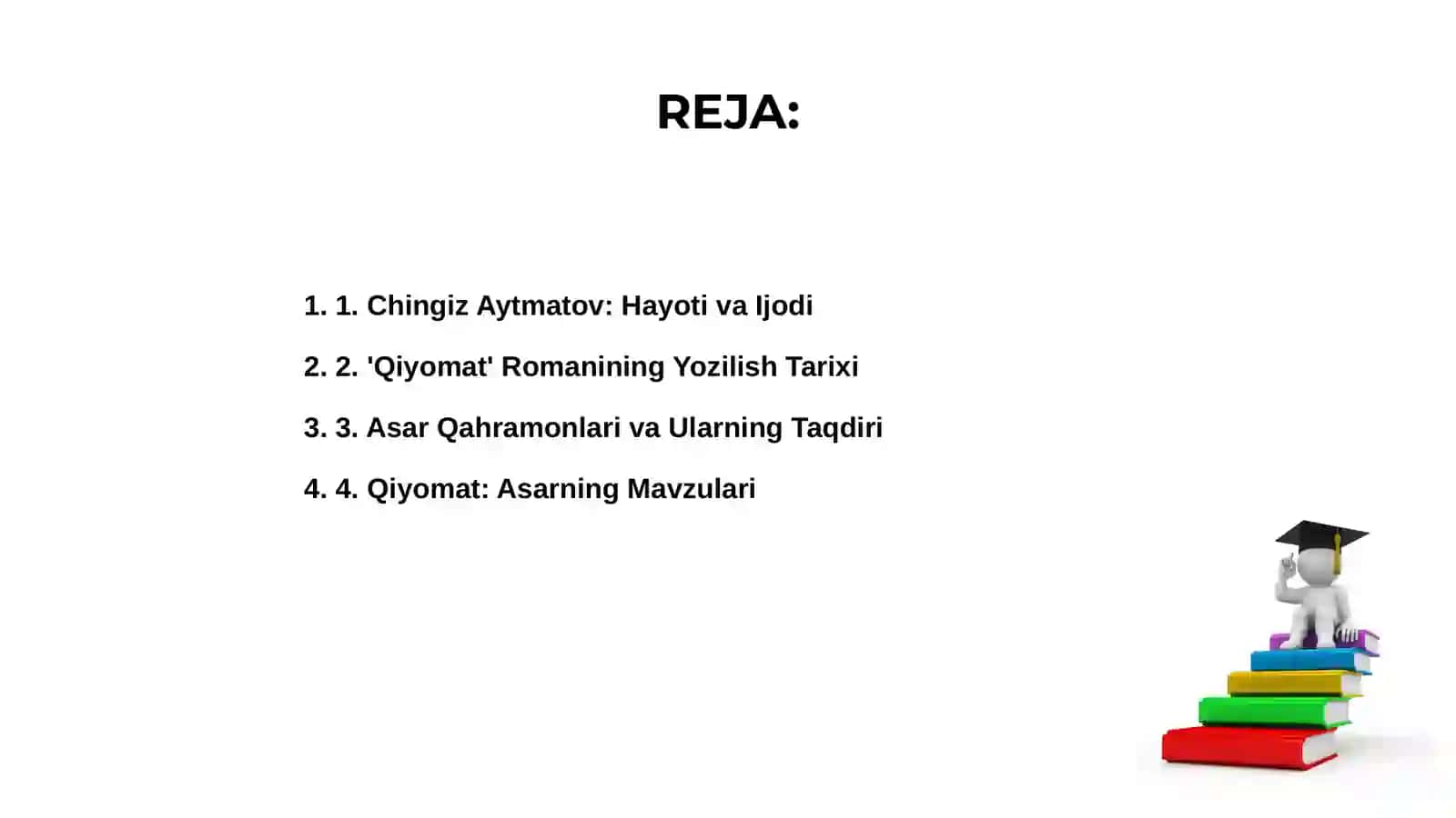 Qiyomat romani taqdimot 2