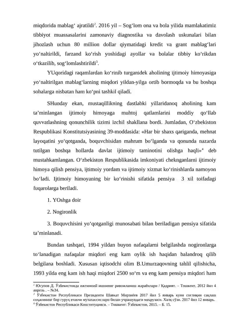 O‘zbekiston Respublikasidagi ijtimoiy o‘zgarishlar 2
