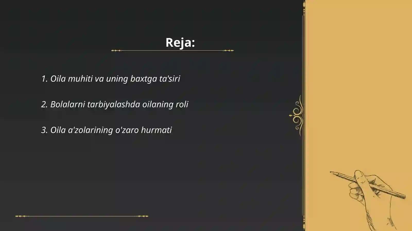 Oila baxt qo‘rg‘oni 2