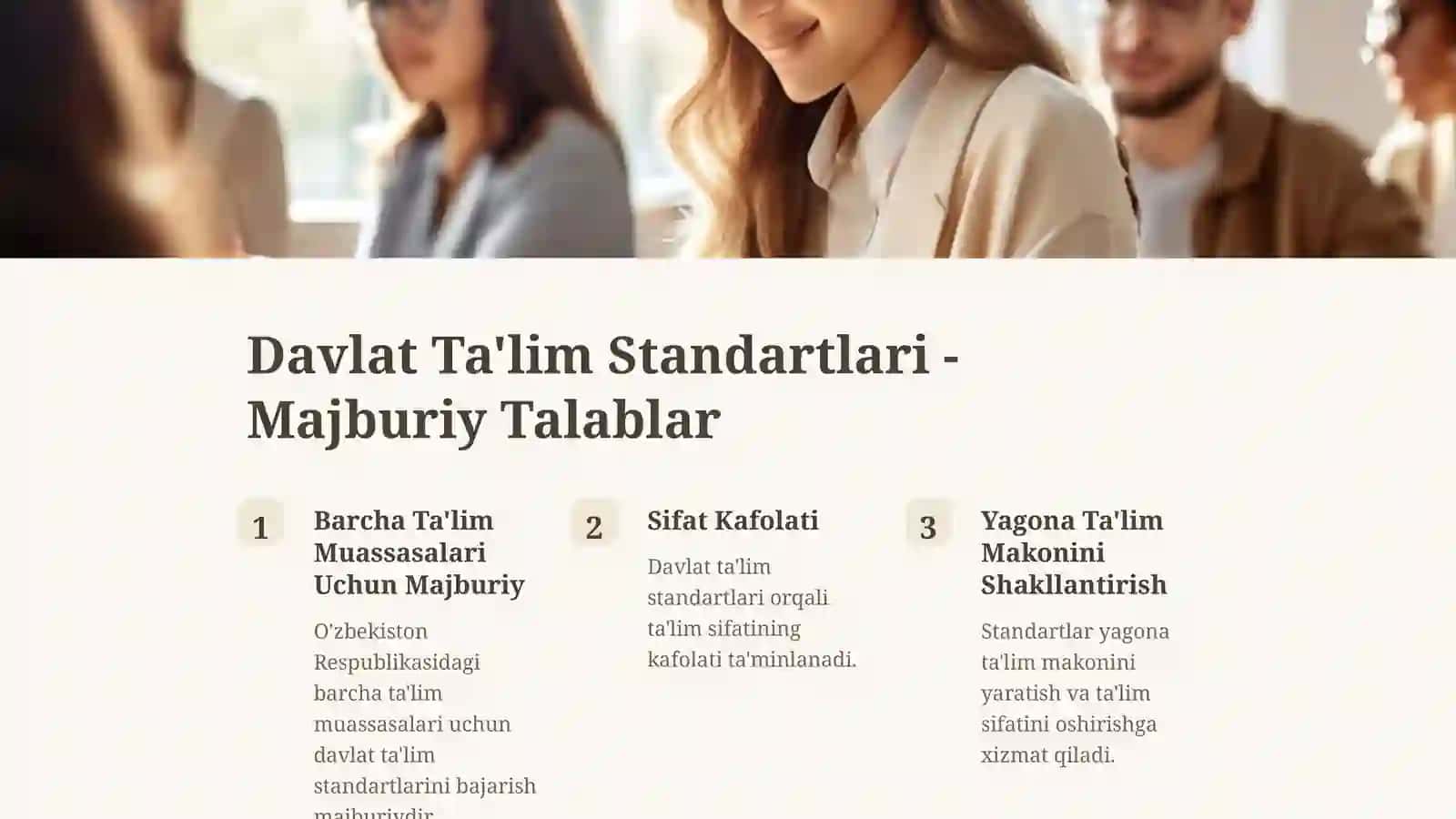 Davlat Ta'lim Standartlari - Majburiy Talablar 2