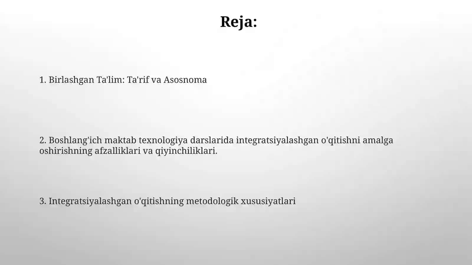 Boshlangʻich sinf texnologiya darslarida integratsiyalashgan ta'limdan foydalanishning metodik xususiyatlari 2